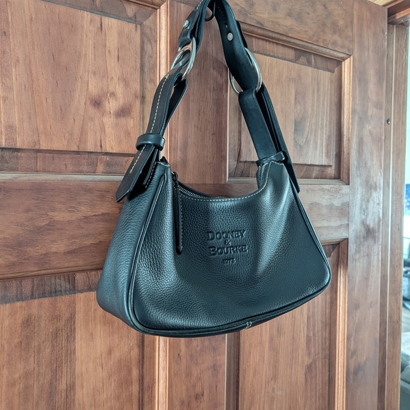 Dooney & Bourke Black Hobo Bag - Picture 2 of 11